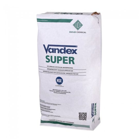 Vandex Super NSF-Approved Crystalline Waterproofing - 50 Lb. Bag