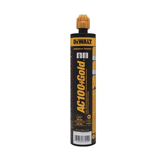AC100+ Gold® Vinylester Injection Adhesive Anchoring System - 10 Oz. Quik-Shot Cartridge
