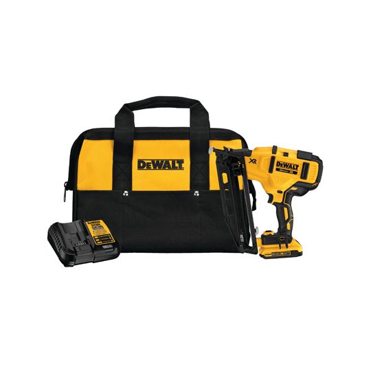 20V MAX Cordless XR® 16 Gauge Angled Finish Nailer Kit