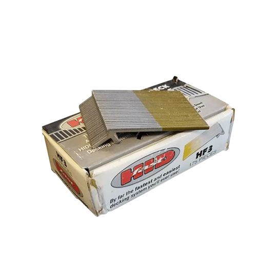3" Hidfast Stainless Steel Fasteners - Carton of 175