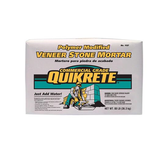 Veneer Stone Polymer Modified Mortar Mix - 80 Lb. Bag