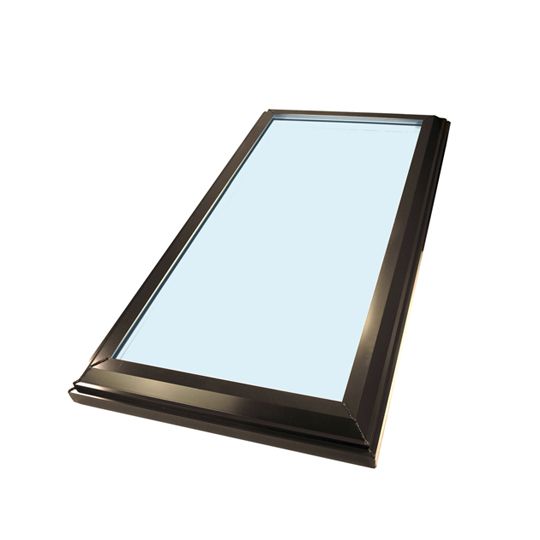 Size 2549 Model iCMG Impact Curb Mount Glass Skylight with Mill Frame