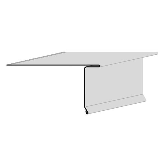 Style "D" Steel Drip Edge - Enamel Finish