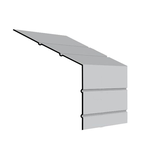 Aluminum Gutter Apron - Enamel Finish
