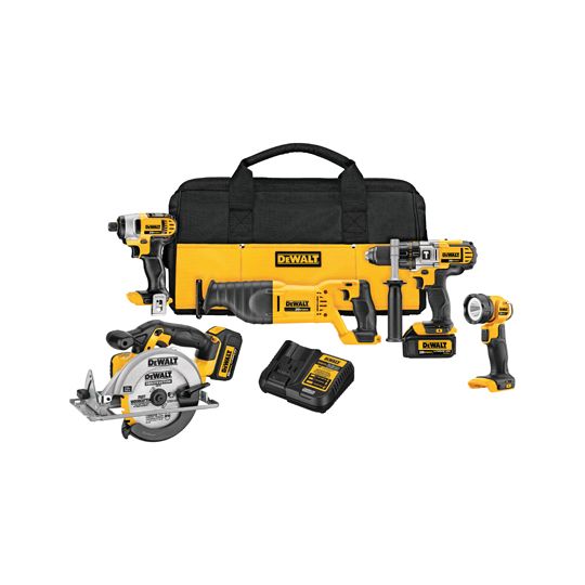 20V MAX Cordless Lithium Ion 5-Tool Combo Kit (3 Ah)