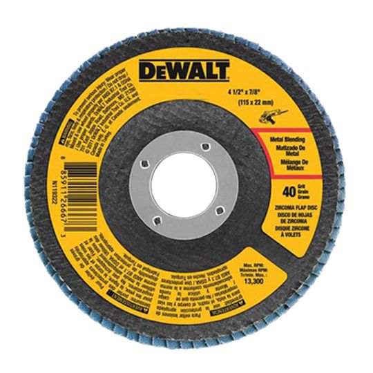 4-1/2" x 7/8" 80 Grit Type 29 Zirconia Flap Disc