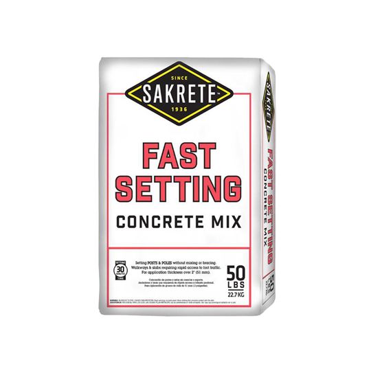 Fast Setting Concrete Mix - 50 Lb.