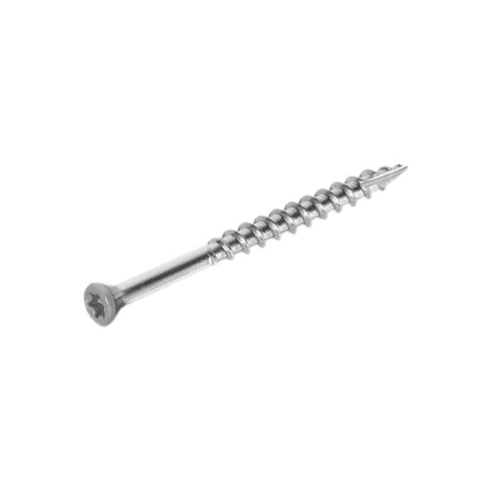 #8 x 2-1/2" Headcote® 305 Stainless Trim Head Deck Screws - 1 Lb. Box
