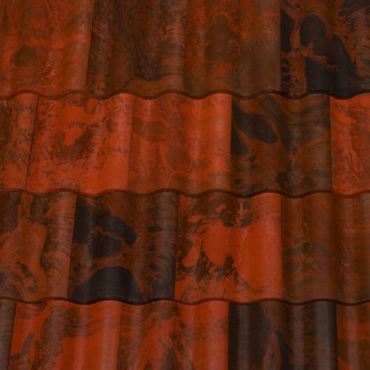 Composite Spanish Barrel Field Tile (Class C) - Sold Individually