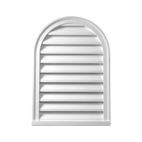 16" x 36" Functional Brickmould Style Cathedral Louver