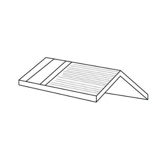 CeDUR Synthetic Composite Cedar Hip & Ridge - Medium - Bundle of 12