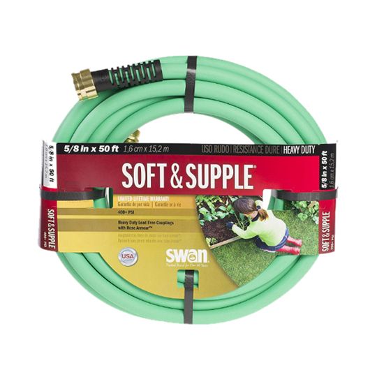 5/8 x 50' Soft & Supple Easy Coil Water Hose
