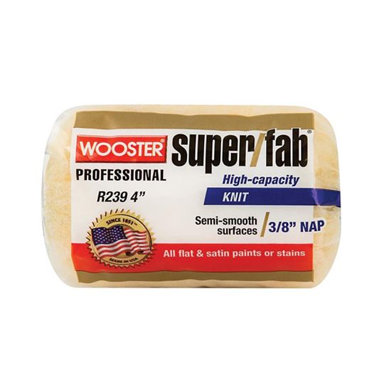 4" Fabric Roller Cover - 3/8" Nap