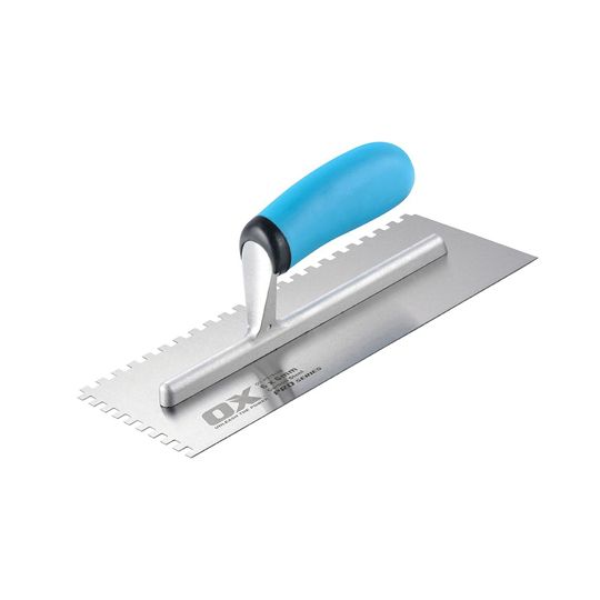 4-3/4" x 11" Trade Steel Notch Trowel