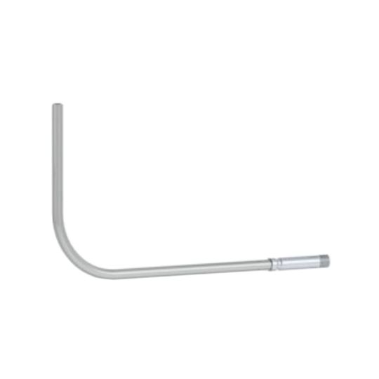 18" Bendable Aluminum Nozzle 3/8" ID Threaded Base