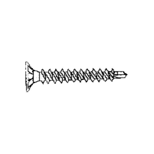 1-5/8" Phillips Bugle Head Self-Drilling Cement Board Screws - 5 Lb. Box