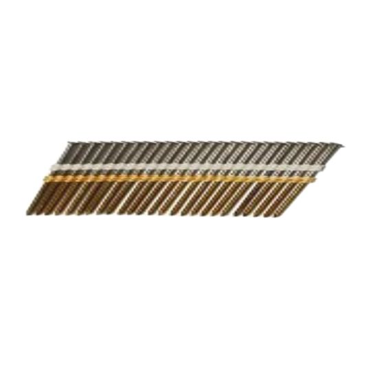 .113" x 2-3/8" Smooth Vinyl Coated Bright Common Nails - Carton of 5,000