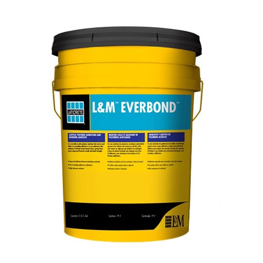 L&M™ EVERBOND™ Acrylic Polymer Admix and Bonding Adhesive - 5 Gallon Pail