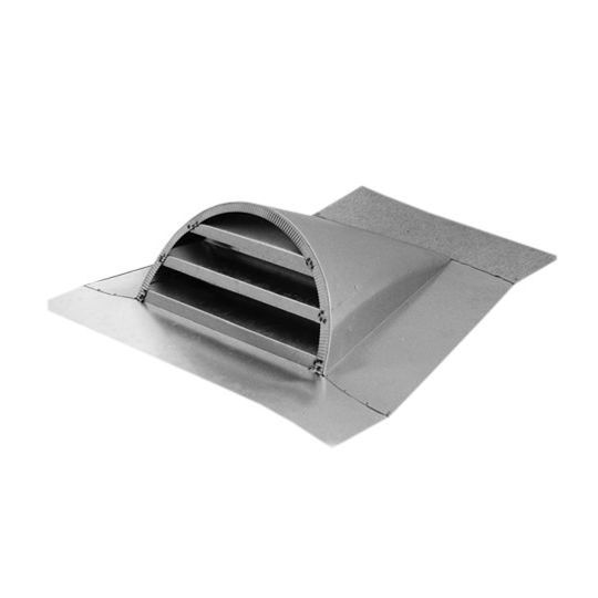 12" x 24" Zincalume Dormer Roof Vent Shake Base with Tile Hook