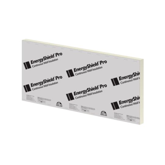 1" x 4' x 8' EnergyShield® PRO Continuous Wall Insulation