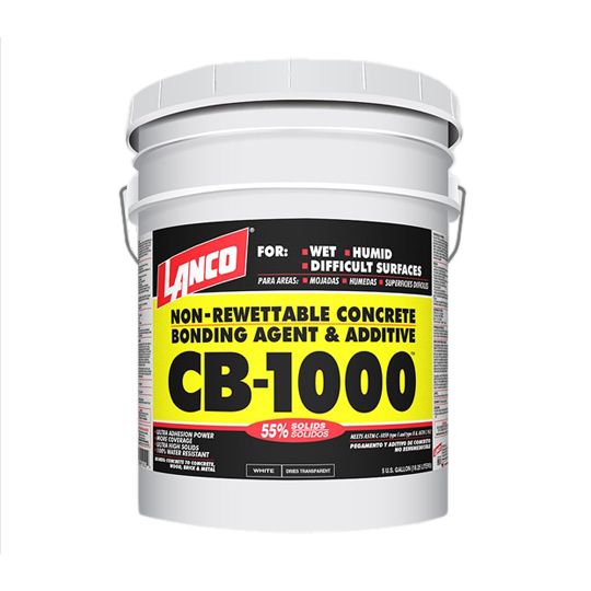 Non-Rewettable High Solids Concrete Bonder & Additive - 5 Gallon Pail