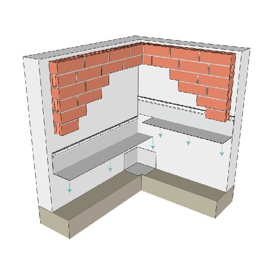 12" x 60' Stainless Steel ThruWall Fabric Flashing