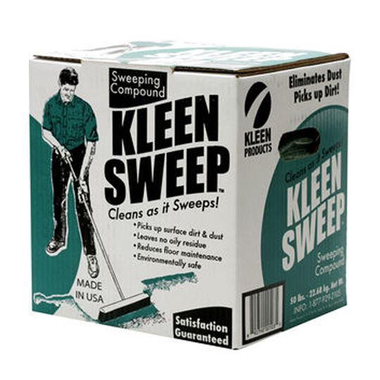 Kleen Sweep® Water Based Sweeping Compound - 50 Lb. Box