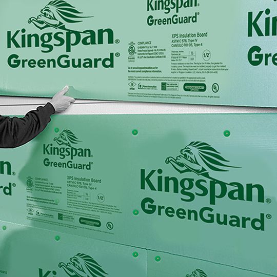 2" x 4' x 8' GreenGuard® Square Edge XPS Insulation Board