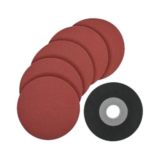 120 Grit Hook & Loop Drywall Sander Pad & Discs - Kit of 5