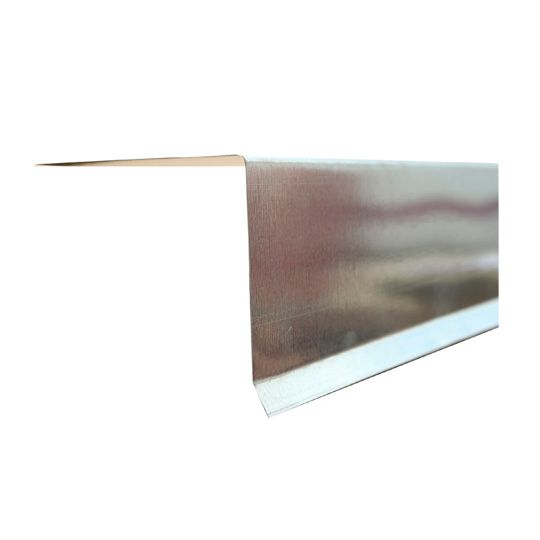 2" x 2" Standard Gauge Galvanized Roof Edge