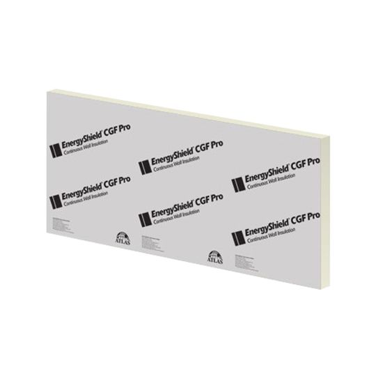 1" x 4' x 8' EnergyShield® CGF PRO Continuous Wall Insulation