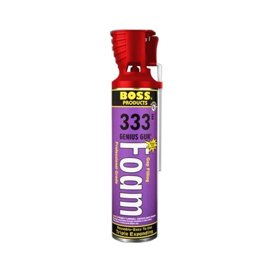BOSS® 333 Triple Expanding Gun Foam - Straw Grade - 24 Oz. Can