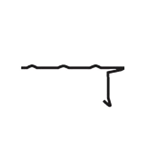 1-1/2" T-Style Infinity Drip Edge