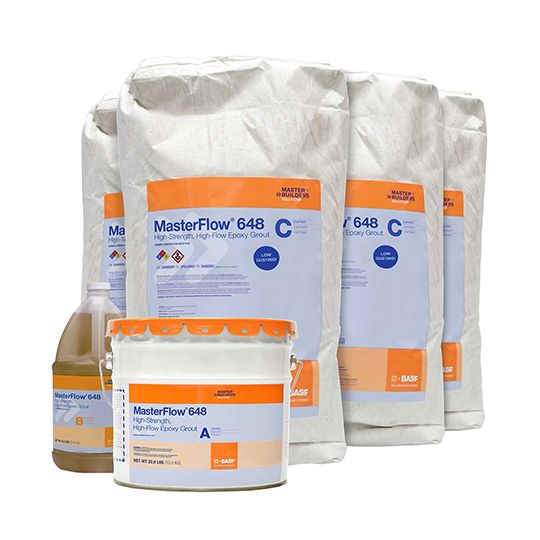 SikaFlow® 648 Epoxy Grout - Parts A + B + C - 0.4 Cubic Ft. - 6 Gallon Kit