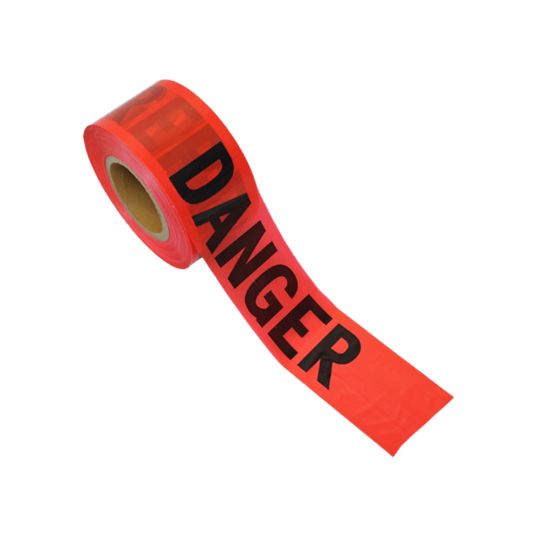 2-mil x 3" x 1000' Red "DANGER" Tape