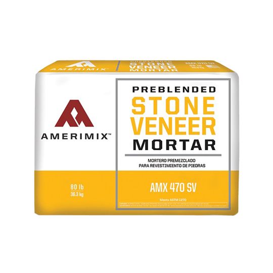AMX 470 PSV Polymer Modified Stone Veneer Mortar - 80 Lb. Bag