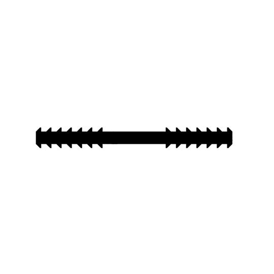 3/8" x 6" x 50' Greenstreak® 679 Flat Ribbed PVC Waterstop