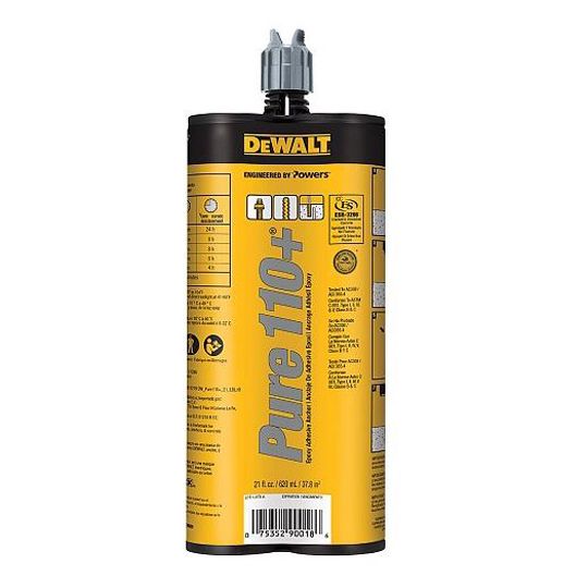 Pure110+® Injection Adhesive Anchoring System - 9 Oz. Cartridge