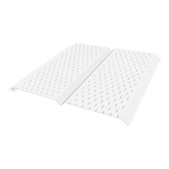 Double 6" Aluminum Soffit