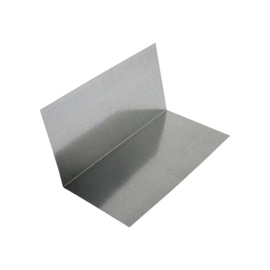 32 Gauge x 4" x 4" x 8" Steel Step Flashing Shingles with Crimp