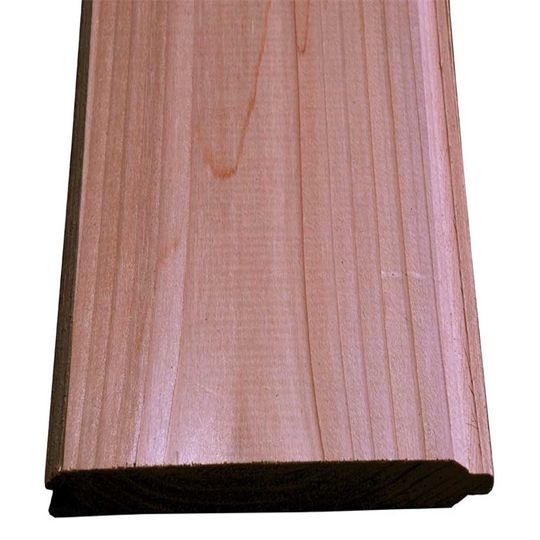 1" x 6" x 20' V Groove Tongue & Groove Cedar
