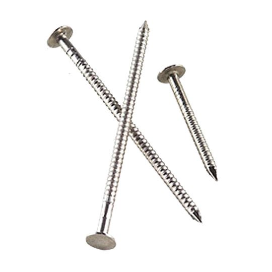 1-1/4" Stainless Steel Ring Shank Roofing Nails - 5 Lb. Pail