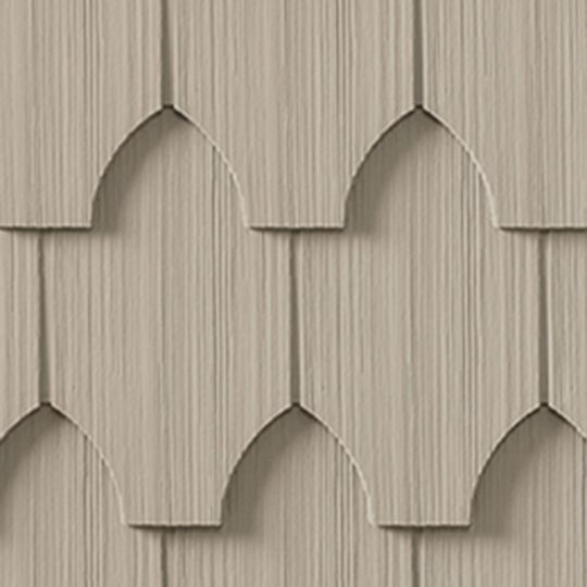Cedar Impressions® Single 6-1/3" Polymer Half-Cove Edge Shingle Siding