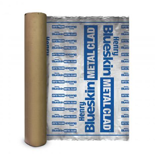 12" x 66.7' Blueskin® Metal Clad Self-Adhered Weather Barrier Membrane