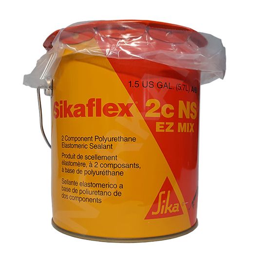 Sikaflex®-2c NS EZ Plus Mix with Pre-pigmented Limestone Grey Base - 1.5 Gallon Kit