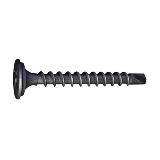 #8 x 2-5/8" Scavenger® Head Drill Point Clear Zinc Screws - 5 Lb. Carton
