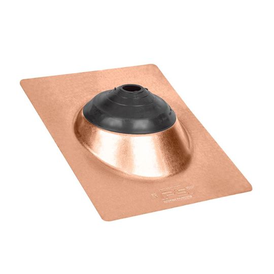 4N1 Copper Base Roof Flashing for 1-1/4" to 4" Pipes