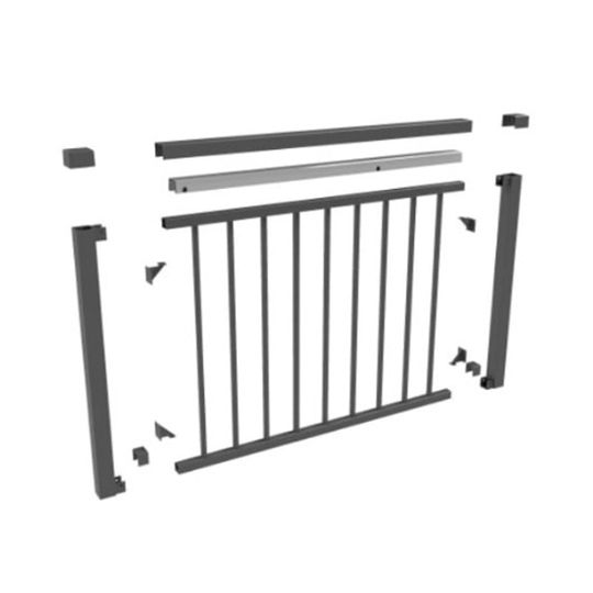 32-1/2" AL13 Home™ Flat Accent Top Rail Gate Kit