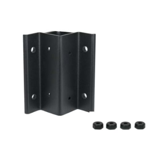 2" Fascia Mount Inside Corner Bracket with Hex Head Bolt Covers
