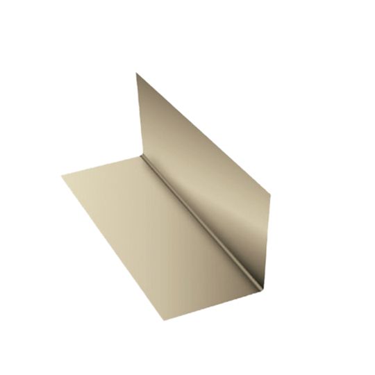 2-1/2" x 3-1/2" x 6" x 7-5/8" Bent Aluminum Step Flashing - Bundle of 100